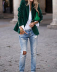 Elegant Velvet Blazer