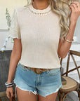 Elegant Women'S Crew Neck Top