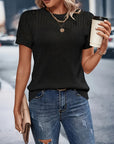 Short Sleeve Knit Top