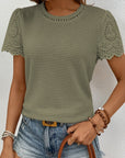 Elegant Women'S Crew Neck Top