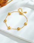 Elegant 18K Gold Plated Stainless Steel Bracelet
