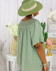 Summer Cloth With Short Sleeve Dress