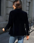 Elegant Velvet Blazer