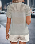 Short Sleeve Knit Top