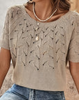 Chic Hollow Out Knitted Top