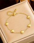 Elegant 18K Gold Plated Stainless Steel Bracelet