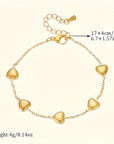 Elegant 18K Gold Plated Stainless Steel Bracelet