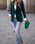 Elegant Velvet Blazer