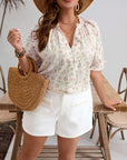 Elegant Floral Blouse