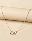 Elegant Rhinestone Heart Necklace