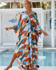 Morning Fog Kimono Dress