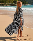 Tropic Silk Kimono Dress