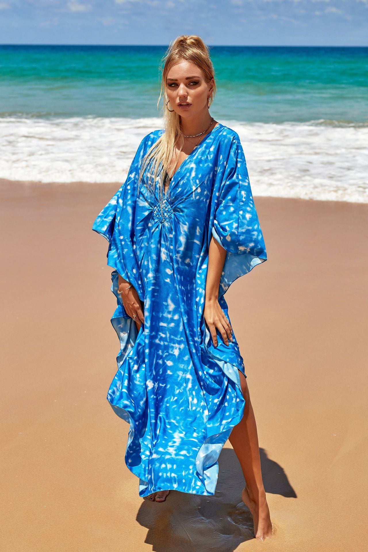 Seafoam Bloom Resort Dress