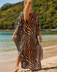 Seaside Calm Kaftan Dress