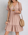 Casual Loose Fit Midi Dress