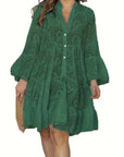 Elegant Hollow Pattern Dress
