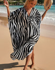 Tropic Silk Kimono Dress
