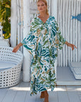 Ocean Pearl Linen Dress