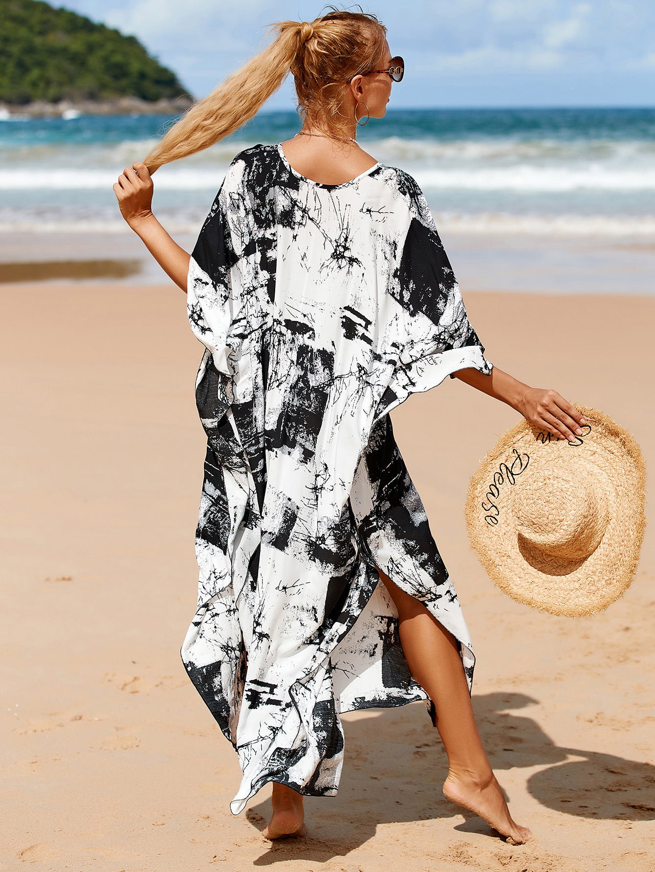 Whisper Fade Wrap Dress