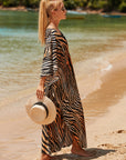 Seaside Calm Kaftan Dress