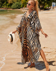 Seaside Calm Kaftan Dress