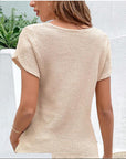 Elegant Lace Knit Top