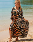 Seaside Calm Kaftan Dress