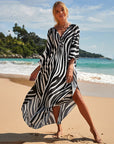 Tropic Silk Kimono Dress