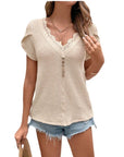 Elegant Lace Knit Top
