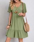 Casual Loose Fit Midi Dress