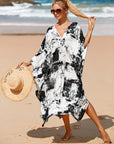 Whisper Fade Wrap Dress