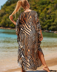 Seaside Calm Kaftan Dress