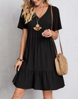 Casual Loose Fit Midi Dress