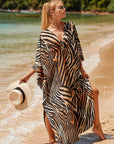 Seaside Calm Kaftan Dress