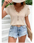 Elegant Lace Knit Top