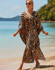 Seaside Calm Kaftan Dress