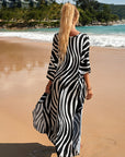 Tropic Silk Kimono Dress