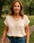 Beautifully Detailed Knitted Top