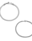 Gold & Silver Chain Bracelet