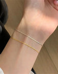 Gold & Silver Stainless Steel Chain Bracelet