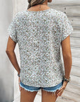 Floral Pattern Loose Top