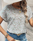 Floral Pattern Loose Top