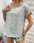Floral Pattern Loose Top