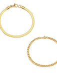 Gold & Silver Chain Bracelet