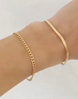 Gold & Silver Chain Bracelet