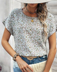 Floral Pattern Loose Top