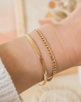 Gold & Silver Chain Bracelet