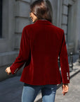 Elegant Velvet Blazer