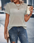 Short Sleeve Knit Top