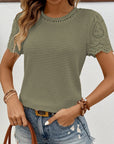 Elegant Women'S Crew Neck Top
